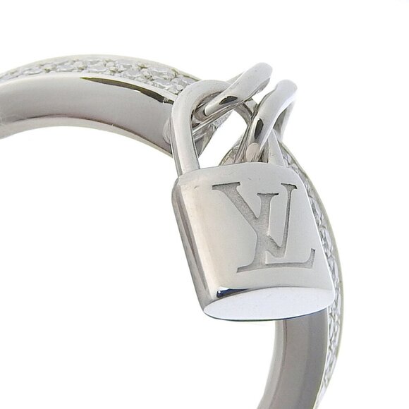 LOUIS VUITTON White Gold Diamond Ring #52 - Picture 3 of 5